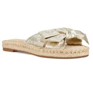 Blanche Espadrille Slide Sandals size 6